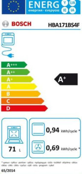FOUR PYROLYSE MULTIFONCTION  BOSCH